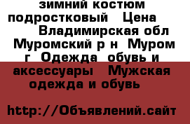 зимний костюм подростковый › Цена ­ 2 500 - Владимирская обл., Муромский р-н, Муром г. Одежда, обувь и аксессуары » Мужская одежда и обувь   